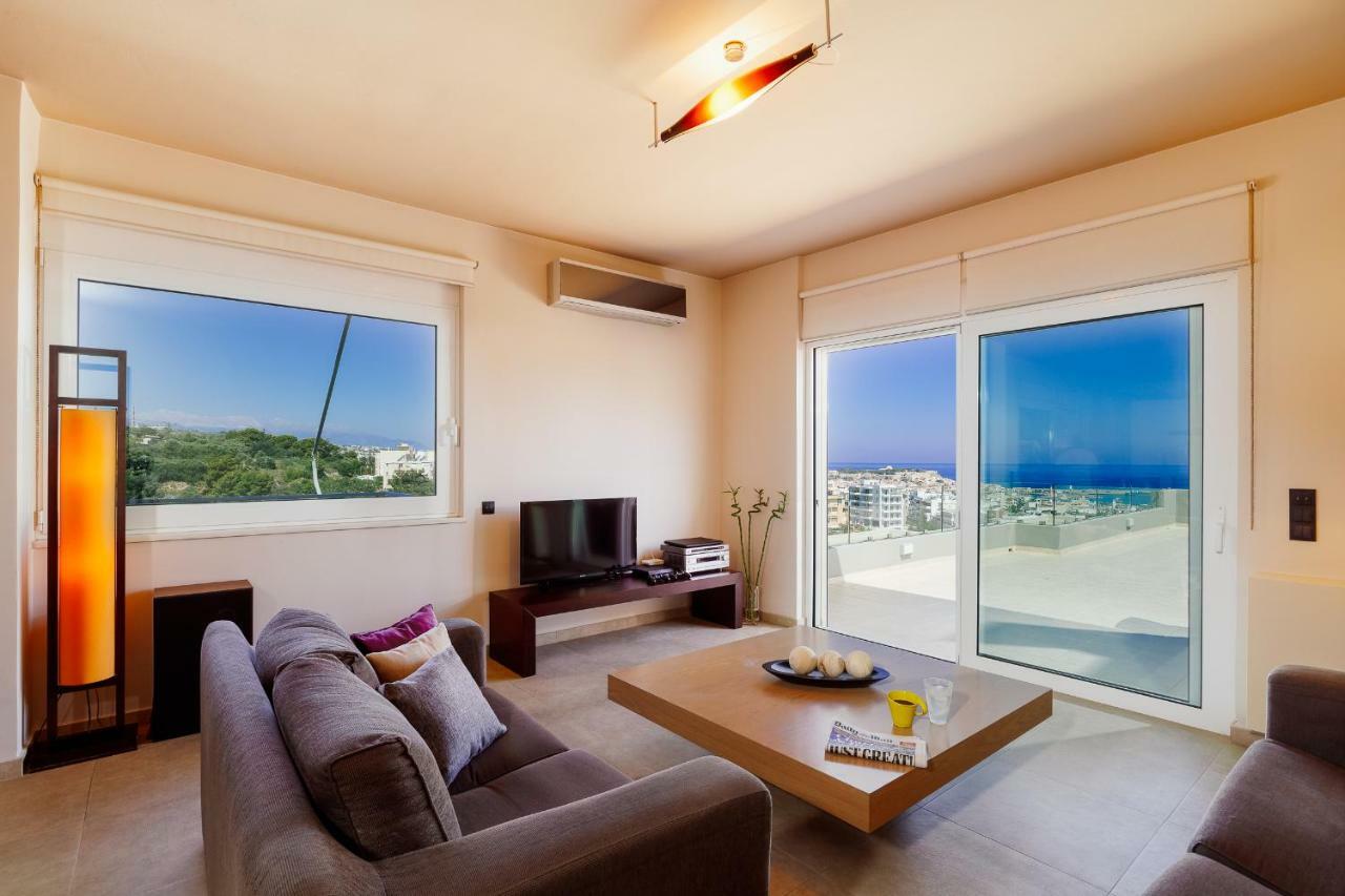 Ferienwohnung Stelios Penthouse Rethymno Exterior foto