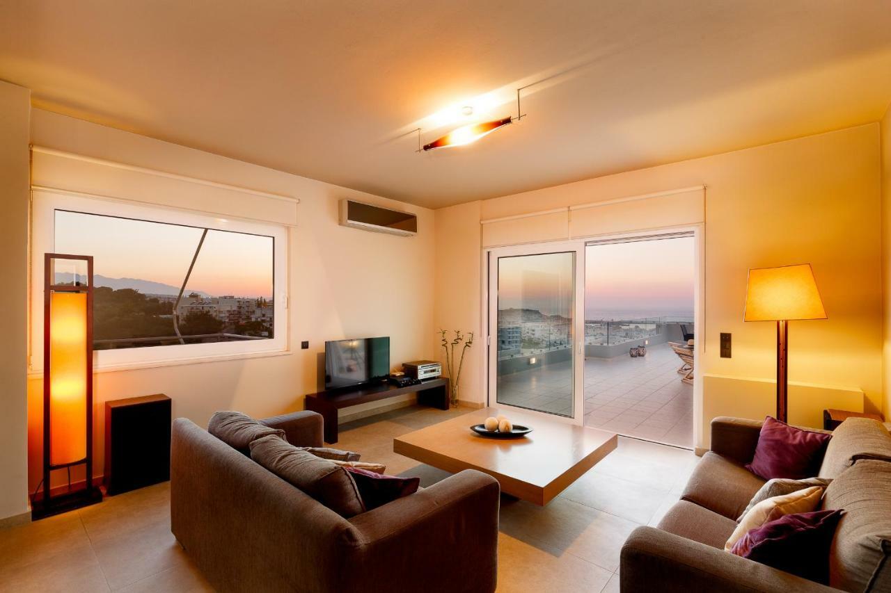 Ferienwohnung Stelios Penthouse Rethymno Exterior foto