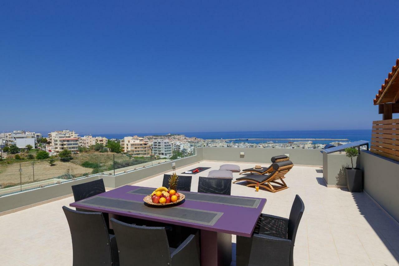 Ferienwohnung Stelios Penthouse Rethymno Exterior foto